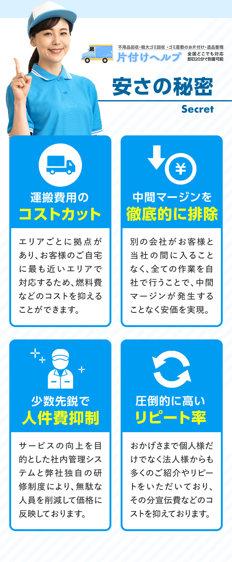 安さの秘密